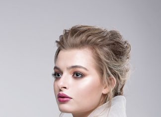 Baleyage na ciemnych włosach